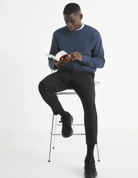 Celio Cotton Sweatshirt Terond - Mens