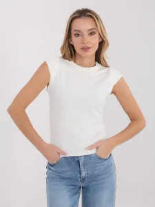 Ecru blúzka bez rukávov