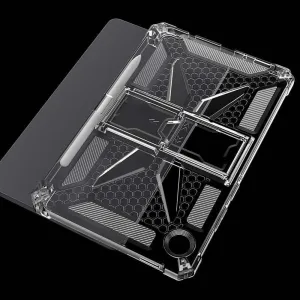 PROTEMIO ARMOR CLEAR Ochranný kryt so stojanom pre Samsung Galaxy Tab A11 priehľadný
