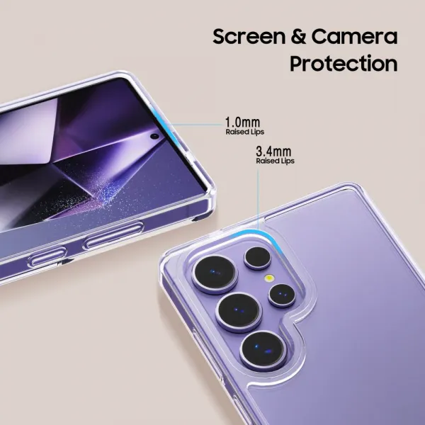 Tech-Protect Flexair Hybrid kryt na Samsung Galaxy S25 Ultra, priesvitný