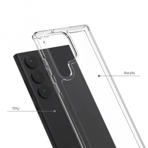 Tech-Protect FlexAir kryt na Samsung Galaxy S23 Ultra, priesvitný