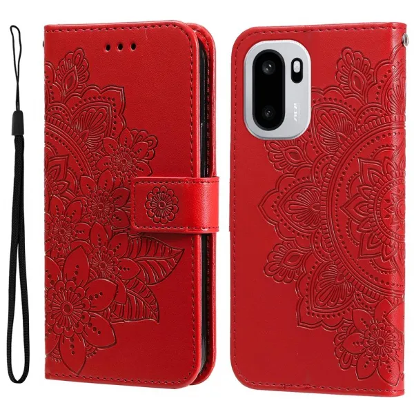 ART MANDALA Peňaženkový obal pre OnePlus 15R červený