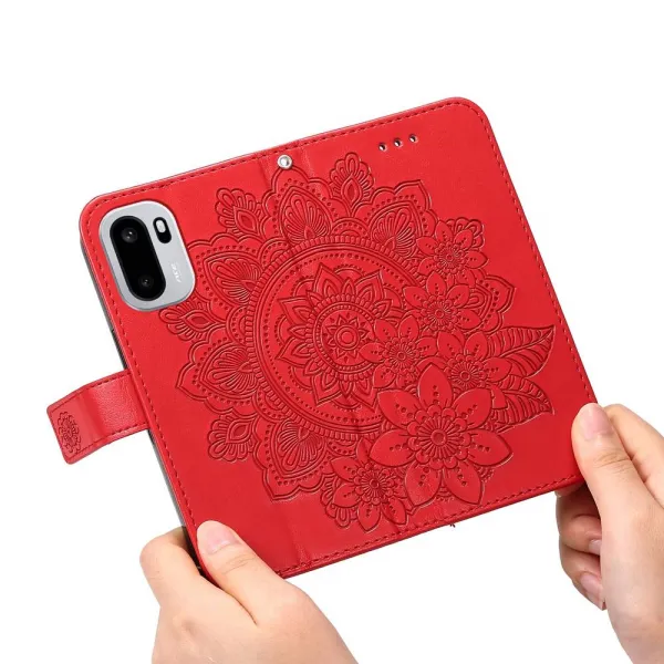 ART MANDALA Peňaženkový obal pre OnePlus 15R červený