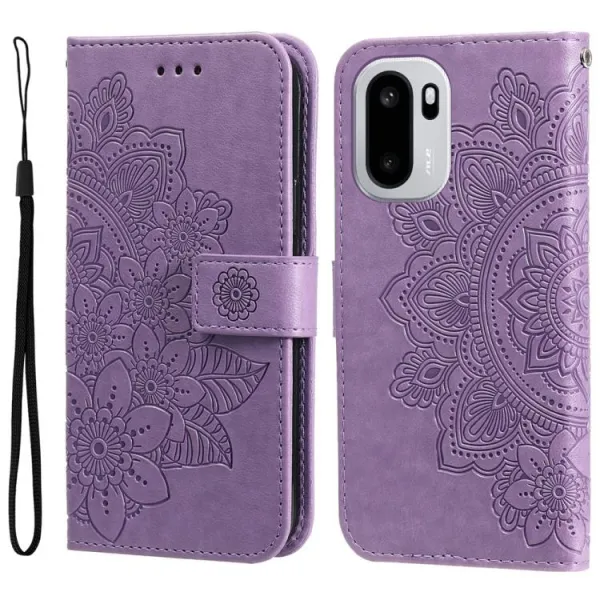 ART MANDALA Peňaženkový obal pre OnePlus 15R fialový