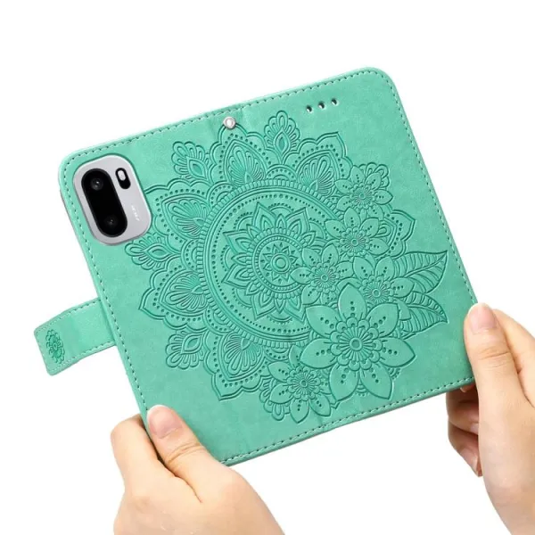 ART MANDALA Peňaženkový obal pre OnePlus 15R zelený