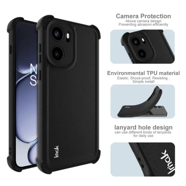 IMAK AIRBAG Extra odolný kryt OnePlus 15R MATTE BLACK