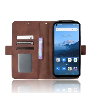 SLOT Peňaženkový obal pre Oukitel WP16 hnedý