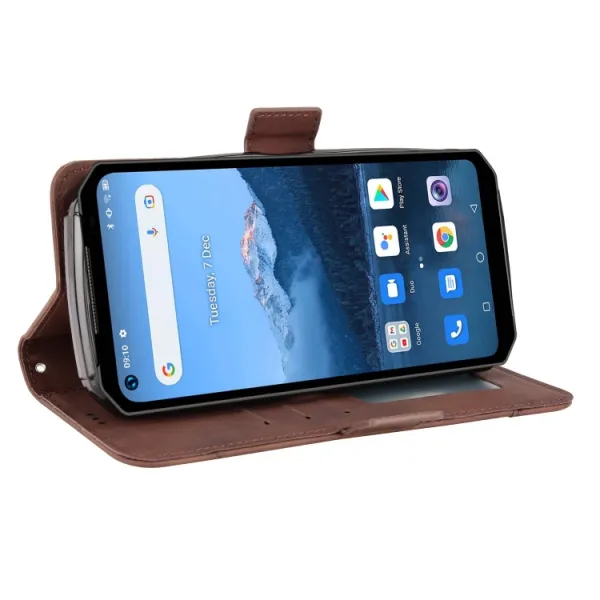 SLOT Peňaženkový obal pre Oukitel WP16 hnedý