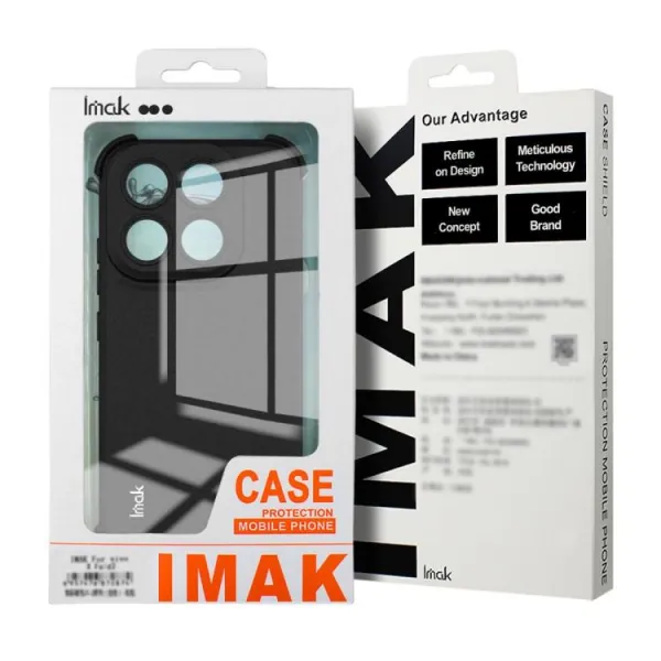 IMAK AIRBAG Extra odolný kryt POCO F8 Ultra MATTE BLACK