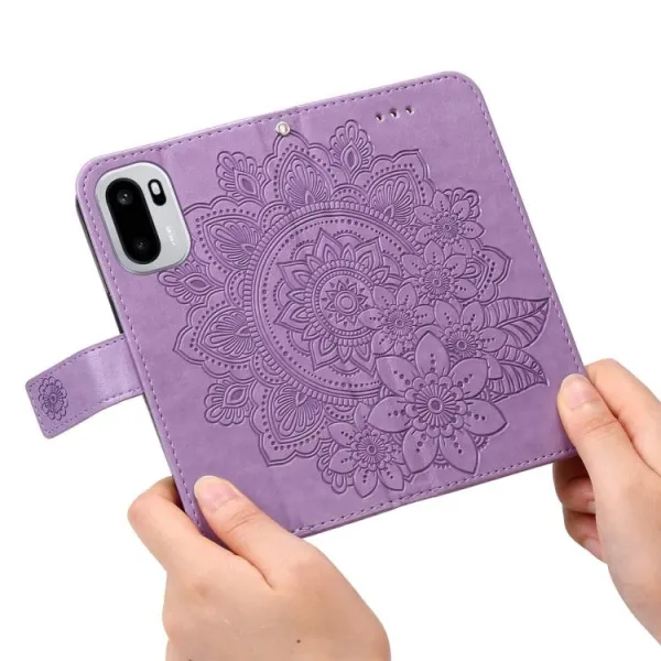 ART MANDALA Peňaženkový obal pre OnePlus 15R fialový