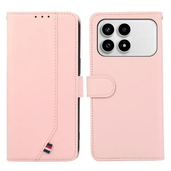 ABEEL DELICATE Peňaženkový obal POCO F8 Pro ružový