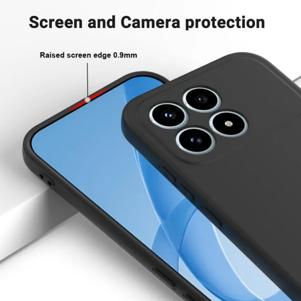 RUBBER Ochranný obal pre POCO F8 Pro čierny