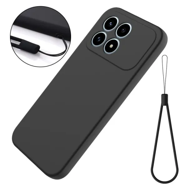 RUBBER Ochranný obal pre POCO F8 Pro čierny