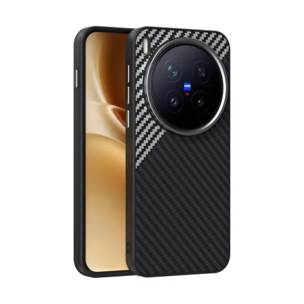 ABEEL C CARBON Ochranný kryt pre Vivo X300 Pro BLACK-GREY