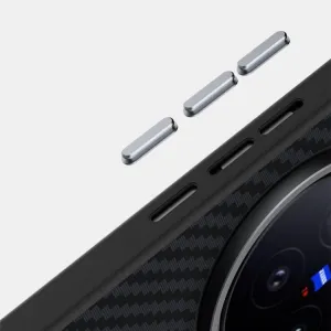 ABEEL C CARBON Ochranný kryt pre Vivo X300 Pro BLACK-GREY