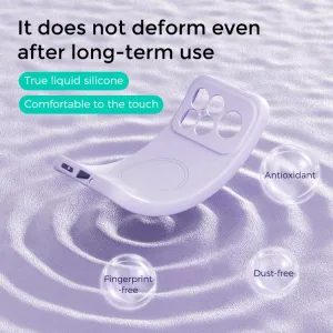 ABEEL SILICONE MAGSAFE Ochranný kryt pre POCO F8 Ultra fialový