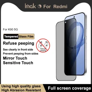 IMAK 3D PRIVACY Tvrdené ochranné sklo pre POCO F8 Pro