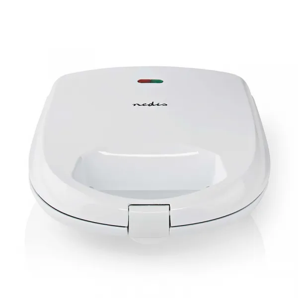 Sendvičovač NEDIS KASM110FWT biely 700W (trojuholníky)