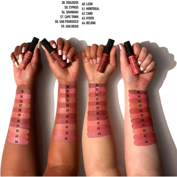 NYX Professional Makeup Soft Matte Lip Cream ľahký tekutý matný rúž odtieň 61 Montreal 8 ml