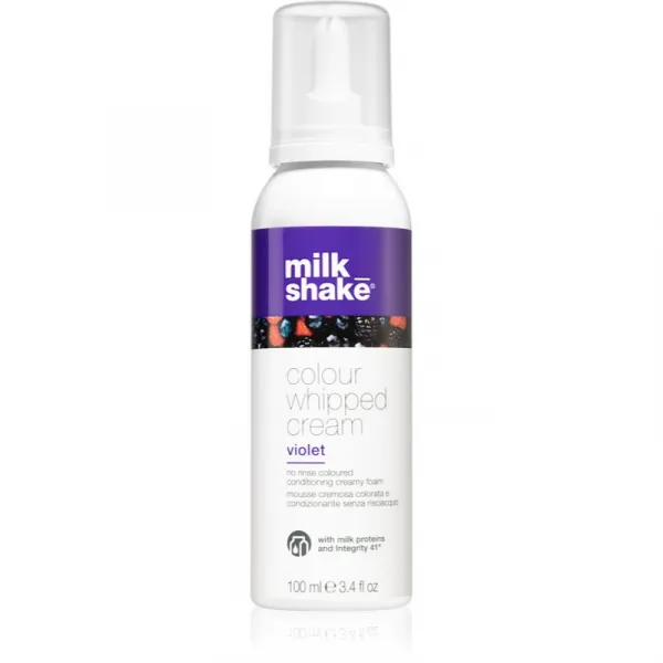 milk_shake® Colour Whipped Cream tónovacia pena pre všetky typy vlasov Violet 100 ml