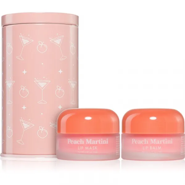 Barry M Lip Care Duo darčeková sada na pery s vôňou Peach Martini