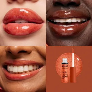 NYX Professional Makeup Butter Gloss Bling lesk na pery trblietavý odtieň 06 Shimmer Down 8 ml