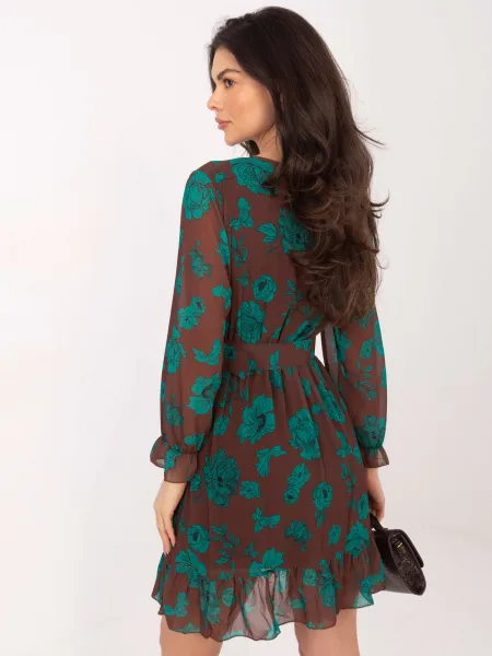 Dress-DHJ-SK-12220-3.51P-brown