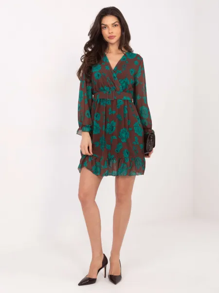 Dress-DHJ-SK-12220-3.51P-brown