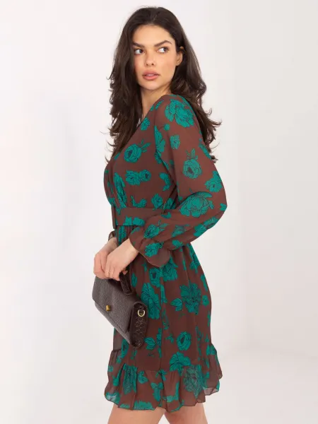 Dress-DHJ-SK-12220-3.51P-brown