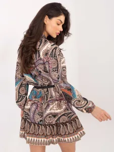 Dress-DHJ-SK-15053.61-black-beige