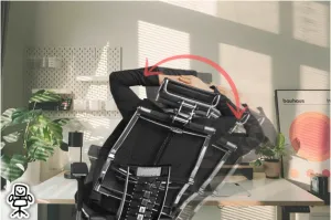 METTA Ergonomická kancelárska stolička YOGA 4D Triumph, čierna