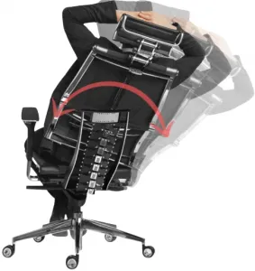 METTA Ergonomická kancelárska stolička YOGA 4D Triumph, čierna