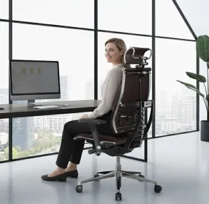 METTA Ergonomická kancelárska stolička YOGA 4D Triumph, čierna
