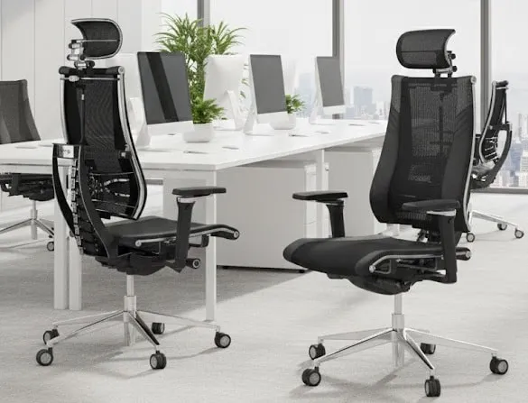 METTA Ergonomická kancelárska stolička YOGA 4D Triumph, čierna