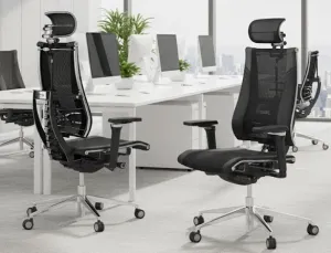 METTA Ergonomická kancelárska stolička YOGA 4D Triumph, čierna