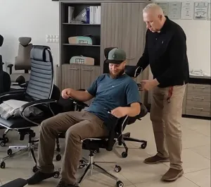 METTA Ergonomická kancelárska stolička YOGA 4D Triumph, čierna