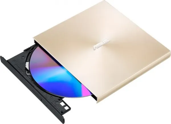 ASUS DVD ZenDrive SDRW-08U9M-U GOLD, externá tenká DVD-RW, USB Type-C/Type-A, M-DISC