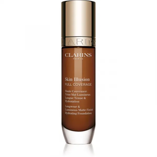 Clarins Skin Illusion Hydrating Foundation vysoko krycí make-up odtieň 119W 30 ml