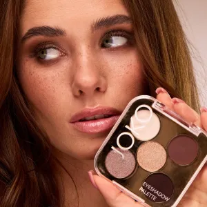 JOKO Eyeshadow Palette paleta očných tieňov 5 farieb odtieň Smoky Nude 7 g
