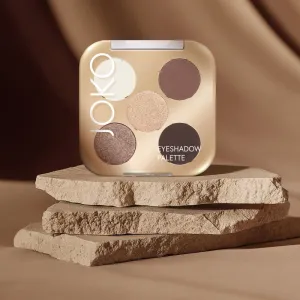 JOKO Eyeshadow Palette paleta očných tieňov 5 farieb odtieň Smoky Nude 7 g