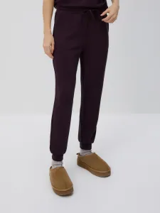 Reserved - Teplákové joggery - tmavofialová