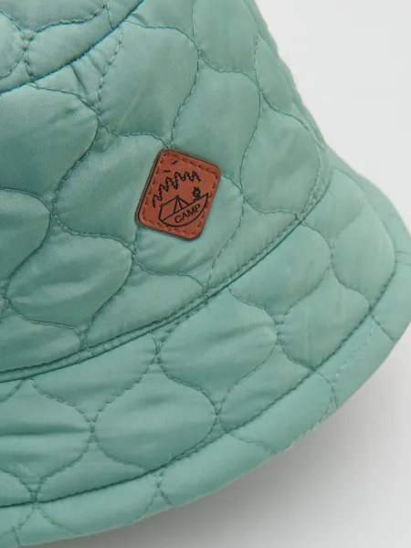 Reserved - Prešívaný klobúk typu bucket hat - olivová