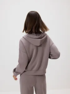 Reserved - Oversize mikina - kávová