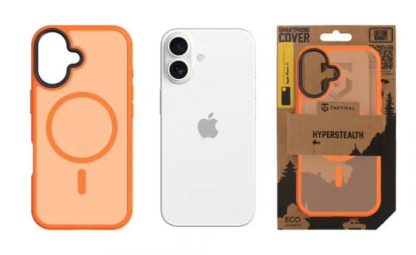 Tactical MagForce Hyperstealth kryt, iPhone 17, oranžový