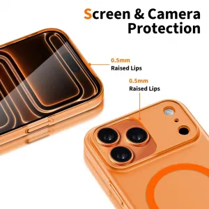 Tech-Protect MagSlim MagSafe, iPhone 17 Pro Max, oranžové matné