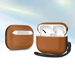Tech-Protect NaturalFit, Apple AirPods Pro 3, hnedé