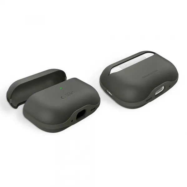Tech-Protect NaturalFit, Apple AirPods Pro 3, tmavo zelené