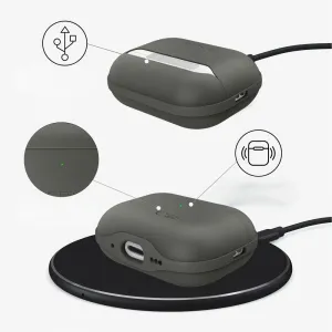 Tech-Protect NaturalFit, Apple AirPods Pro 3, tmavo zelené