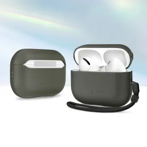 Tech-Protect NaturalFit, Apple AirPods Pro 3, tmavo zelené