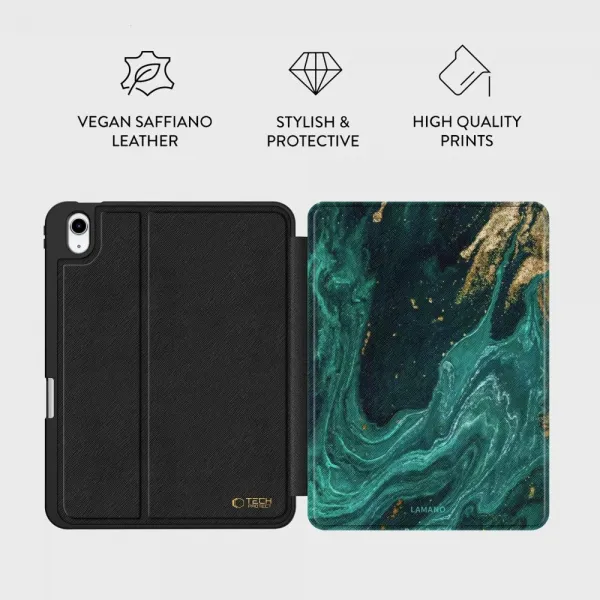 Tech-Protect Lamano puzdro na iPad 10.9'' 10gen 2022 / 11'' 11gen 2025, verde aura (TEC335909)